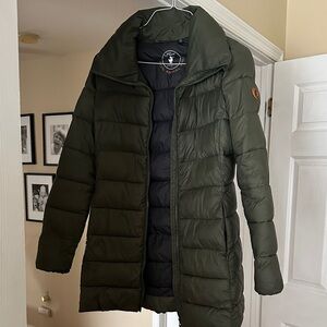 SAVE THE DUCK Olive Puffer Jacket